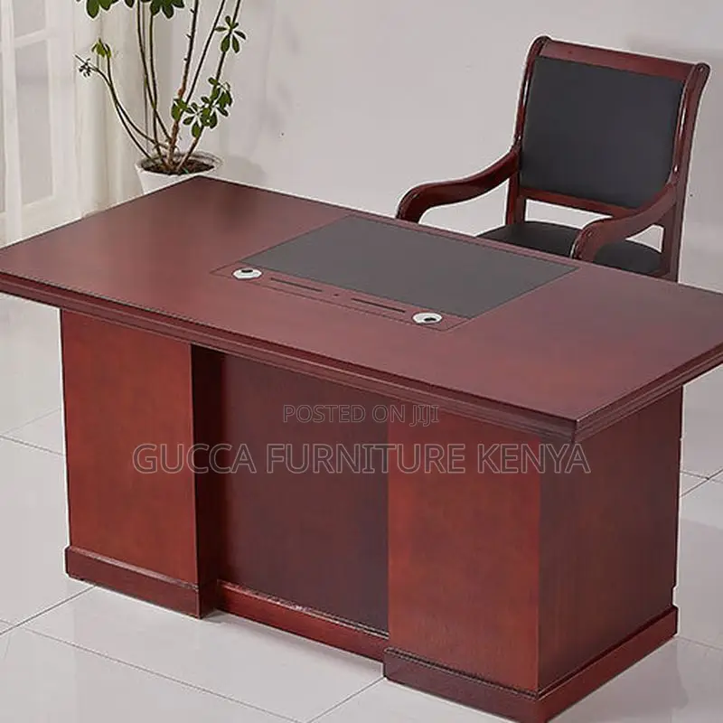 Office Desk:120cm Scarlet Study Desk With Lockable Drawer