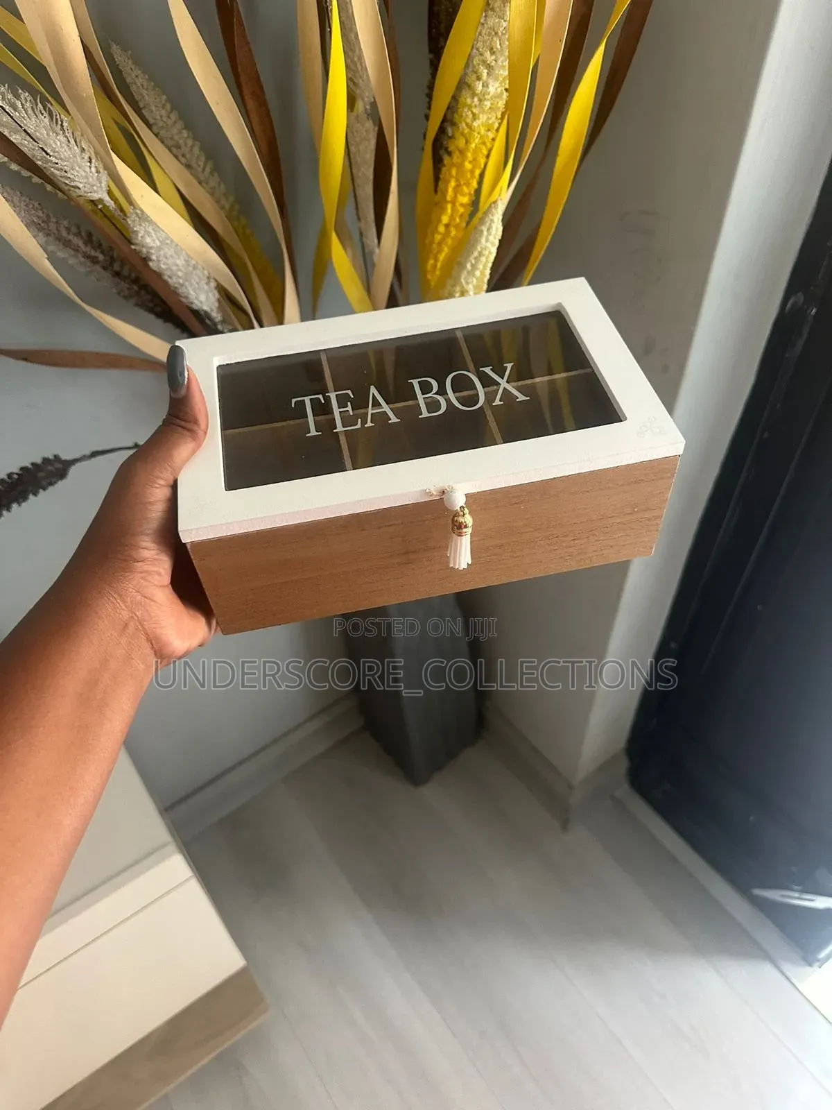 *New Wooden Tea Bag Holder.Material Wooden and Transparent .