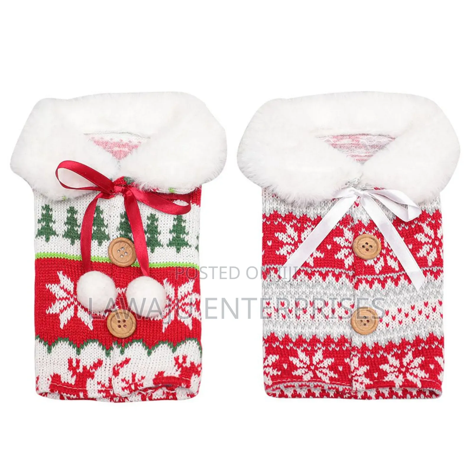 Merry Christamas Wine Bottle Cover