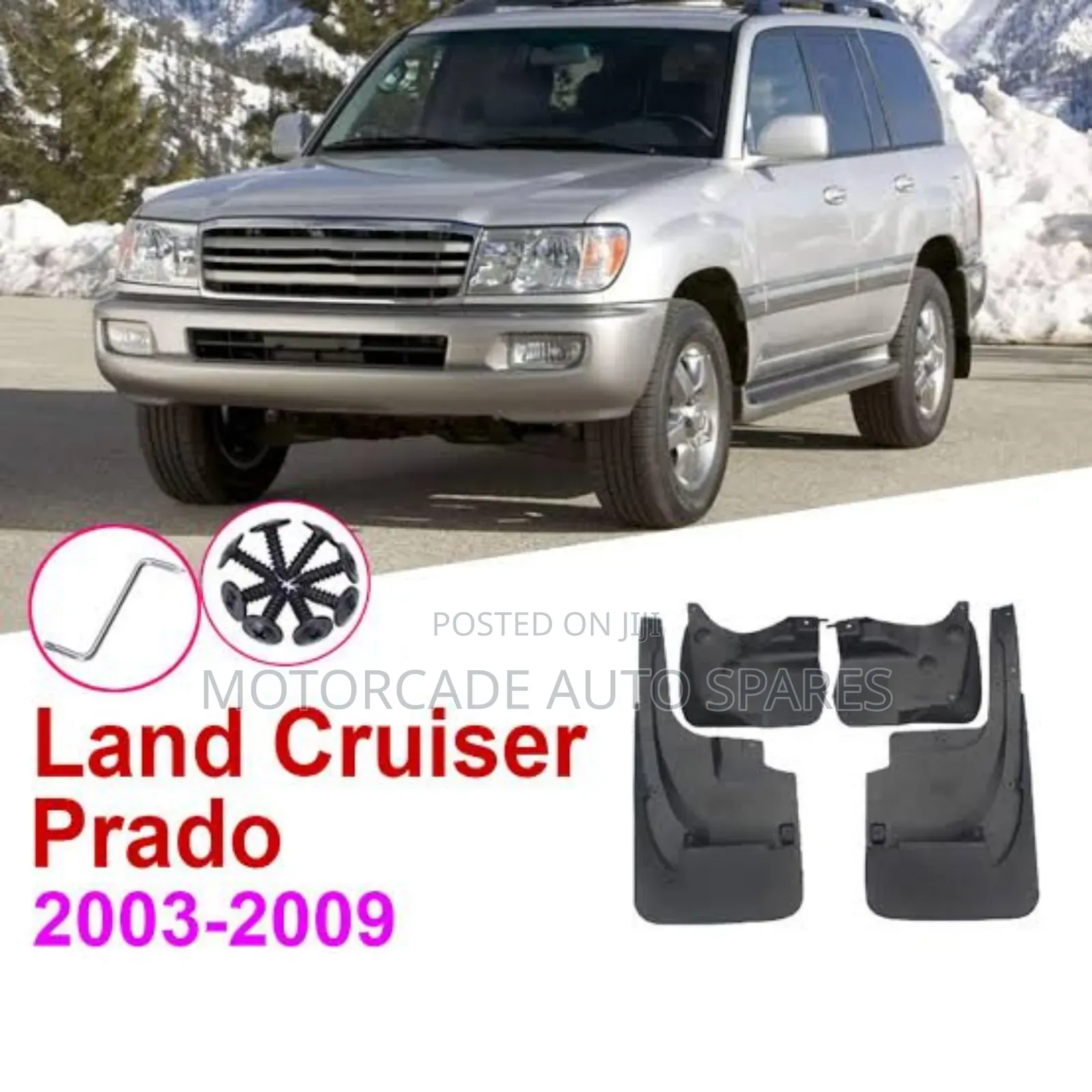 Landcruiser 100 Series Mudflaps Set