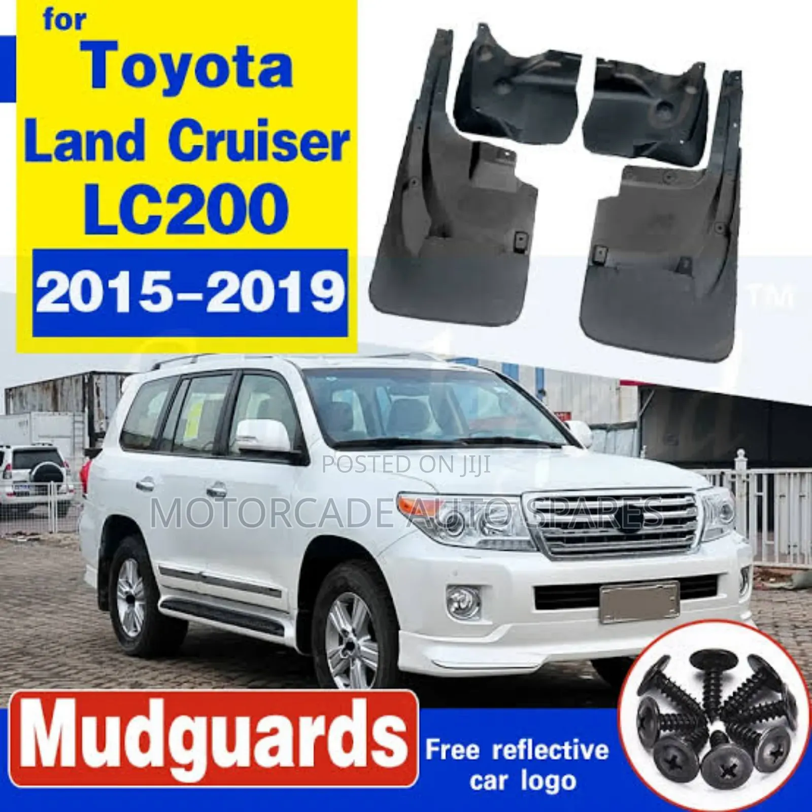 Toyota Landcruiser LC200 Series V8 Mudflaps