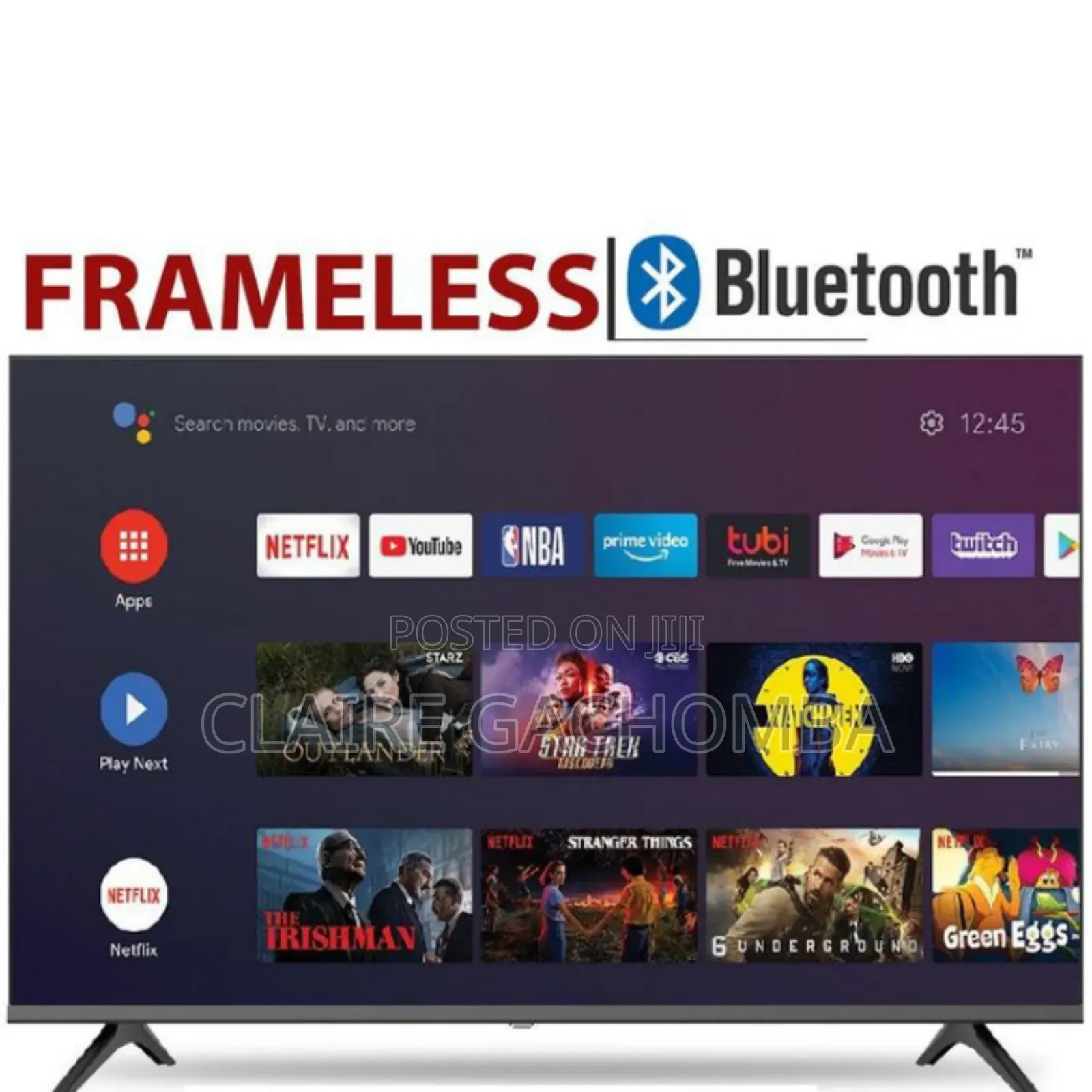 Vitron Htc3200s,32" Smart Android Tv,Frameless-Bluetooth Tv