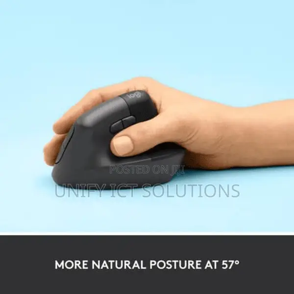 Logitech Lift Vertical Ergonomic Wireless Mouse