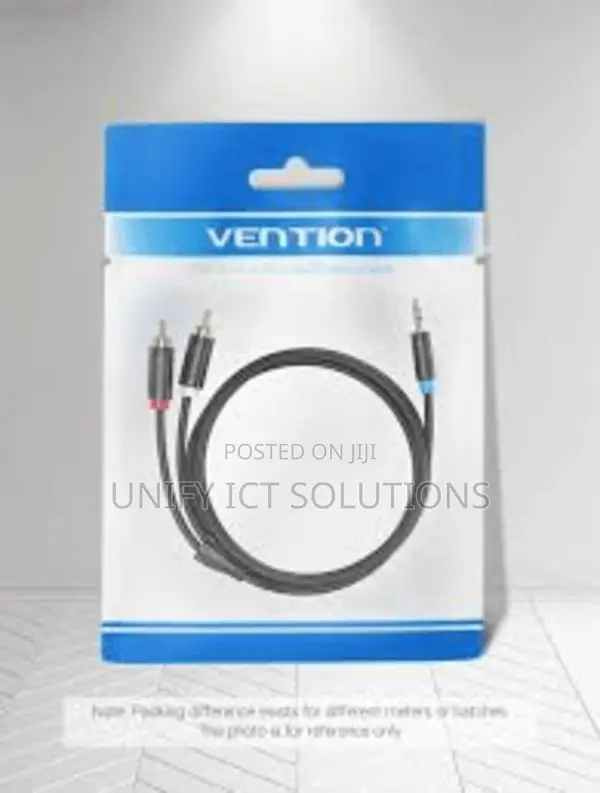 Vention 3.5mm to 3 RCA AV Cable- 2 Meters (VEN-VAB-R07-B200)