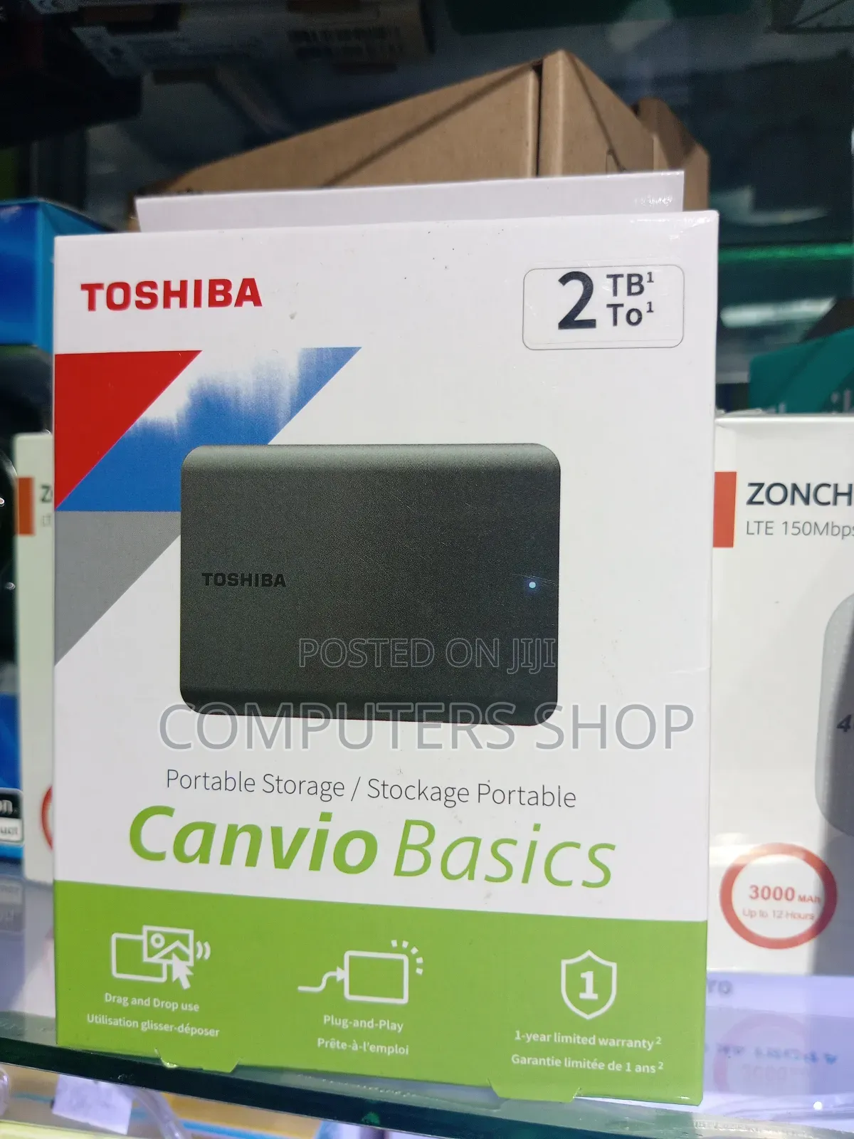 Toshiba 2TB External Hard Disk Portable