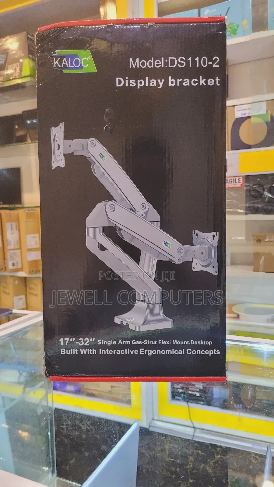 KALOC Ds110-2 Aluminum Dual-Monitor Arm Desk Stand