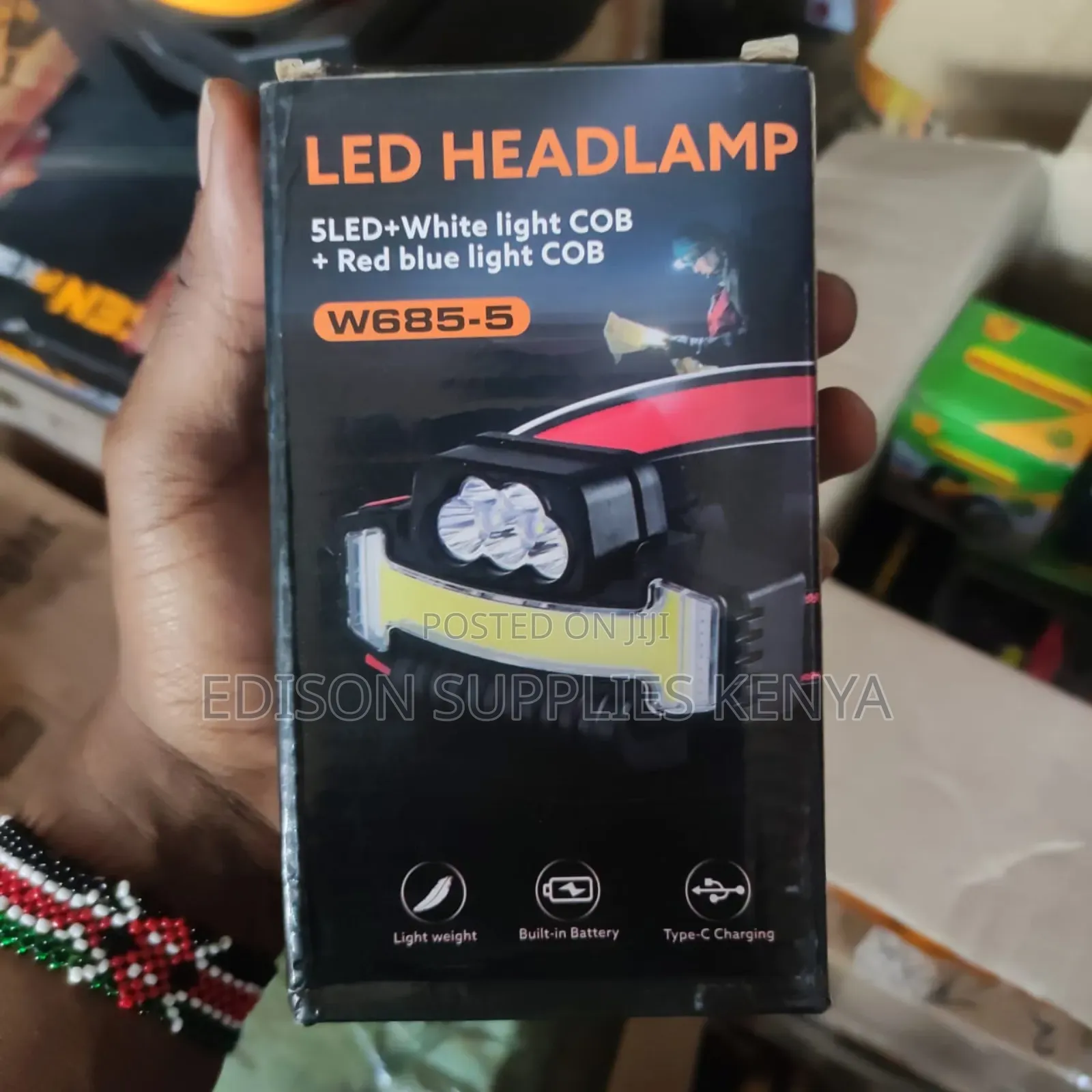 Headlamp Headlight Rechargeable Head Lamp Head Hiking Torch