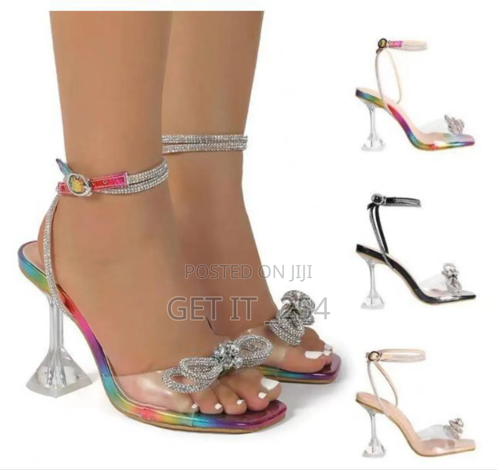 *Clear Heels Available
