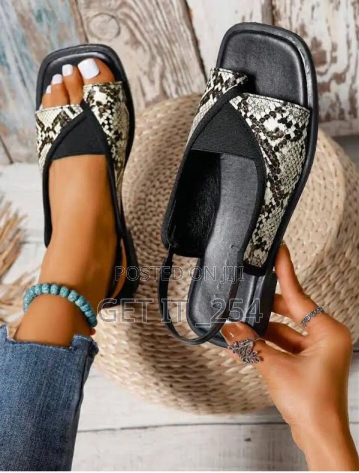 Summer Strap Back Sandals Sizes :37-41 (Assorted)