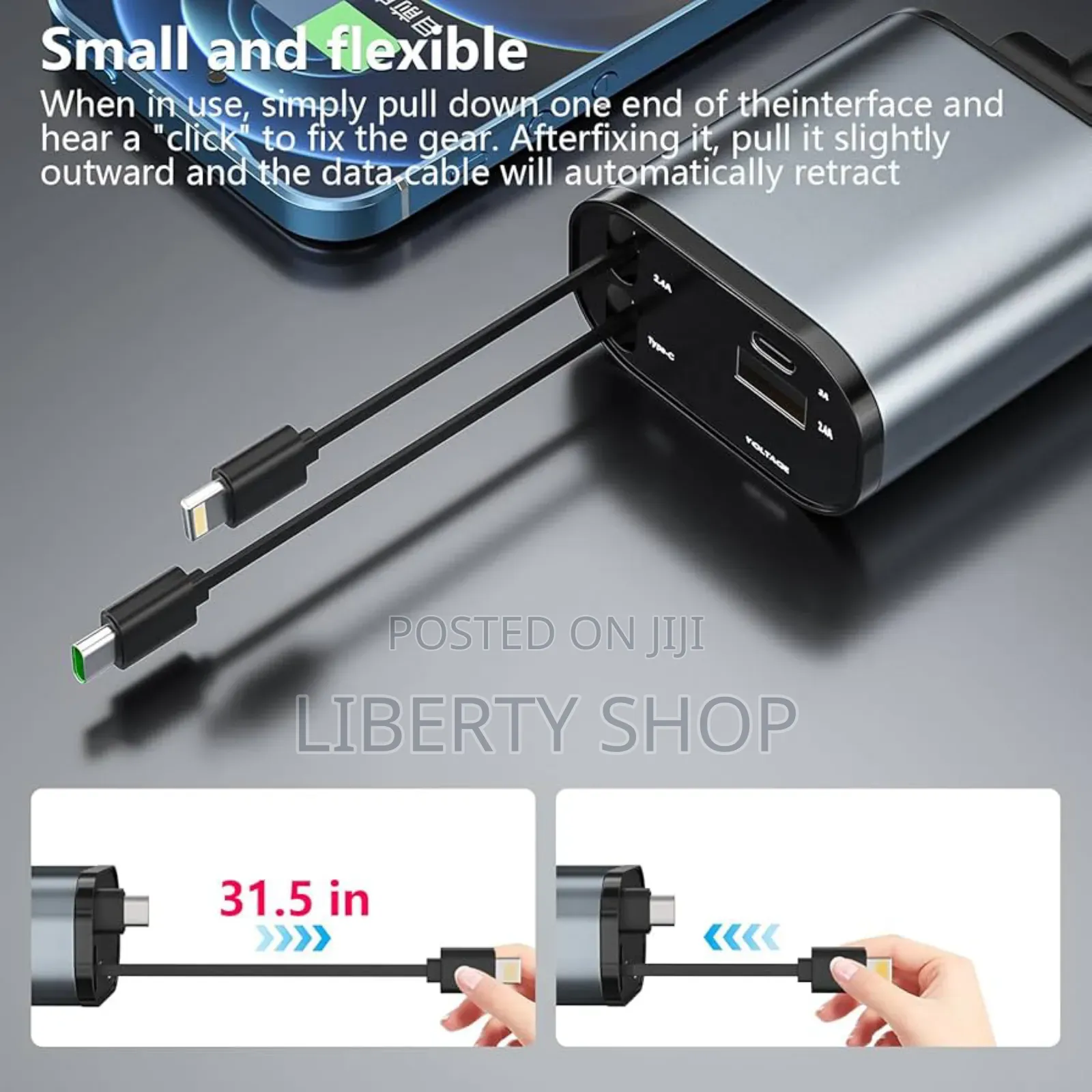 Car Charger 4 in 1 Super Fast Charger