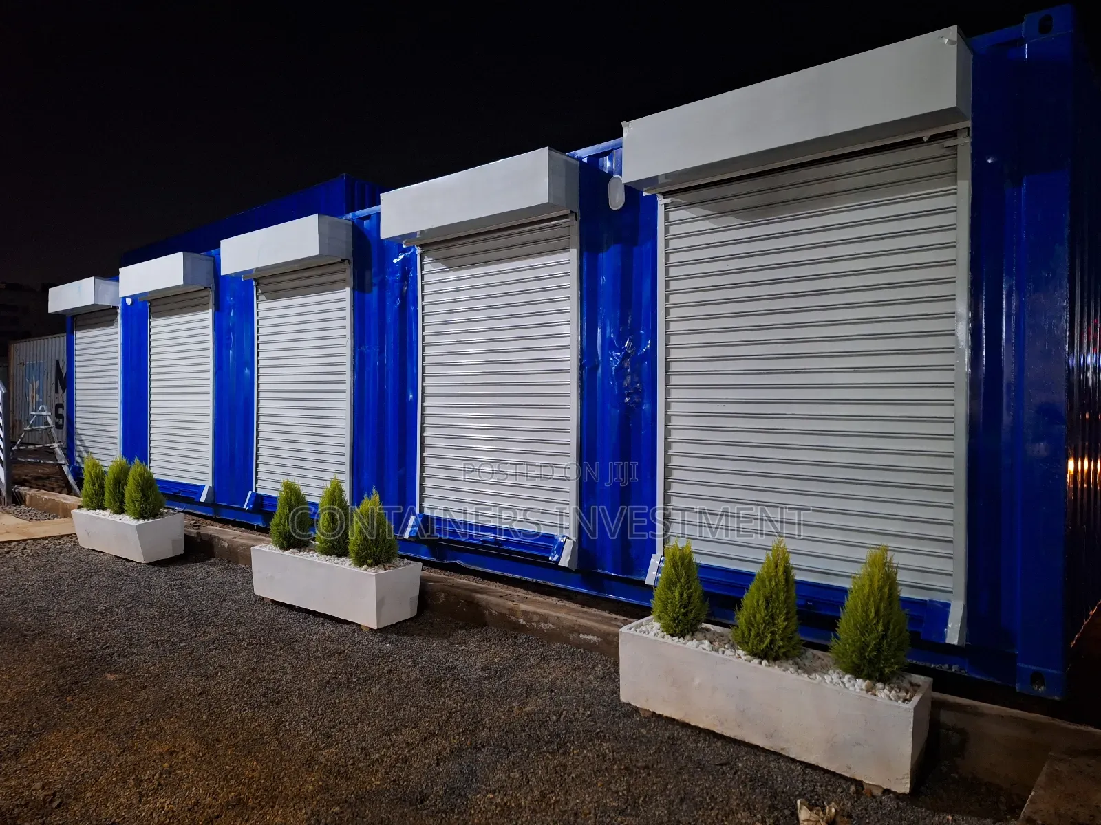Container Stalls- 5 Shops In A 40ft And 3 Shops In A 20ft.