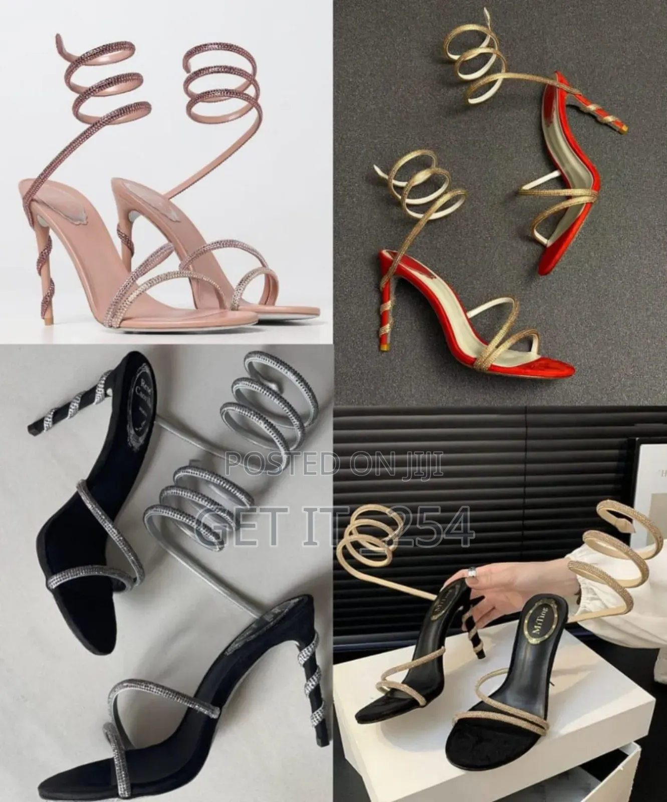 HIGH QUALITY Spiral Heel (René Caovilla)