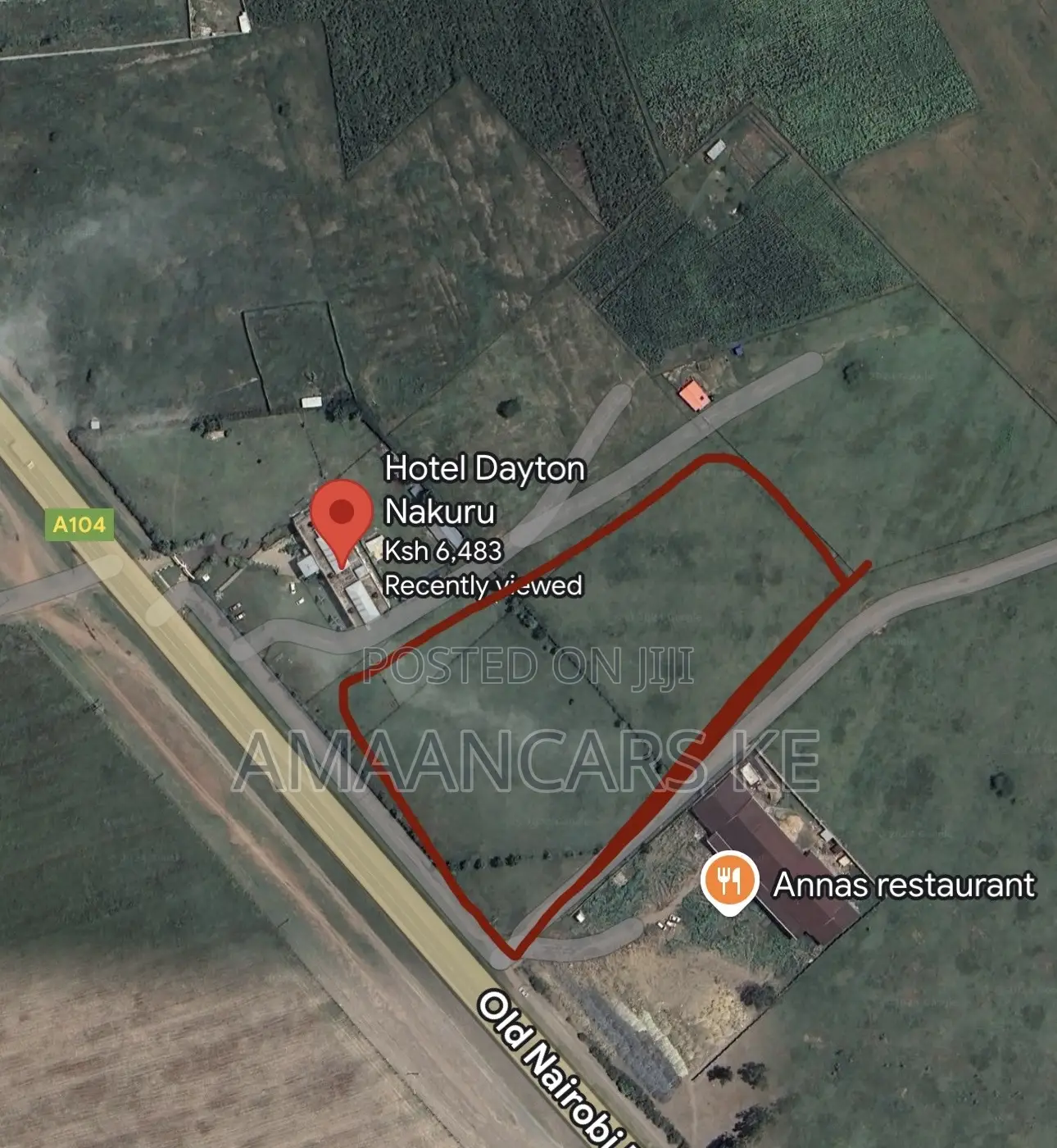 3.43 Acres of Prime Land Fronting the Nakuru Nairobi Highway