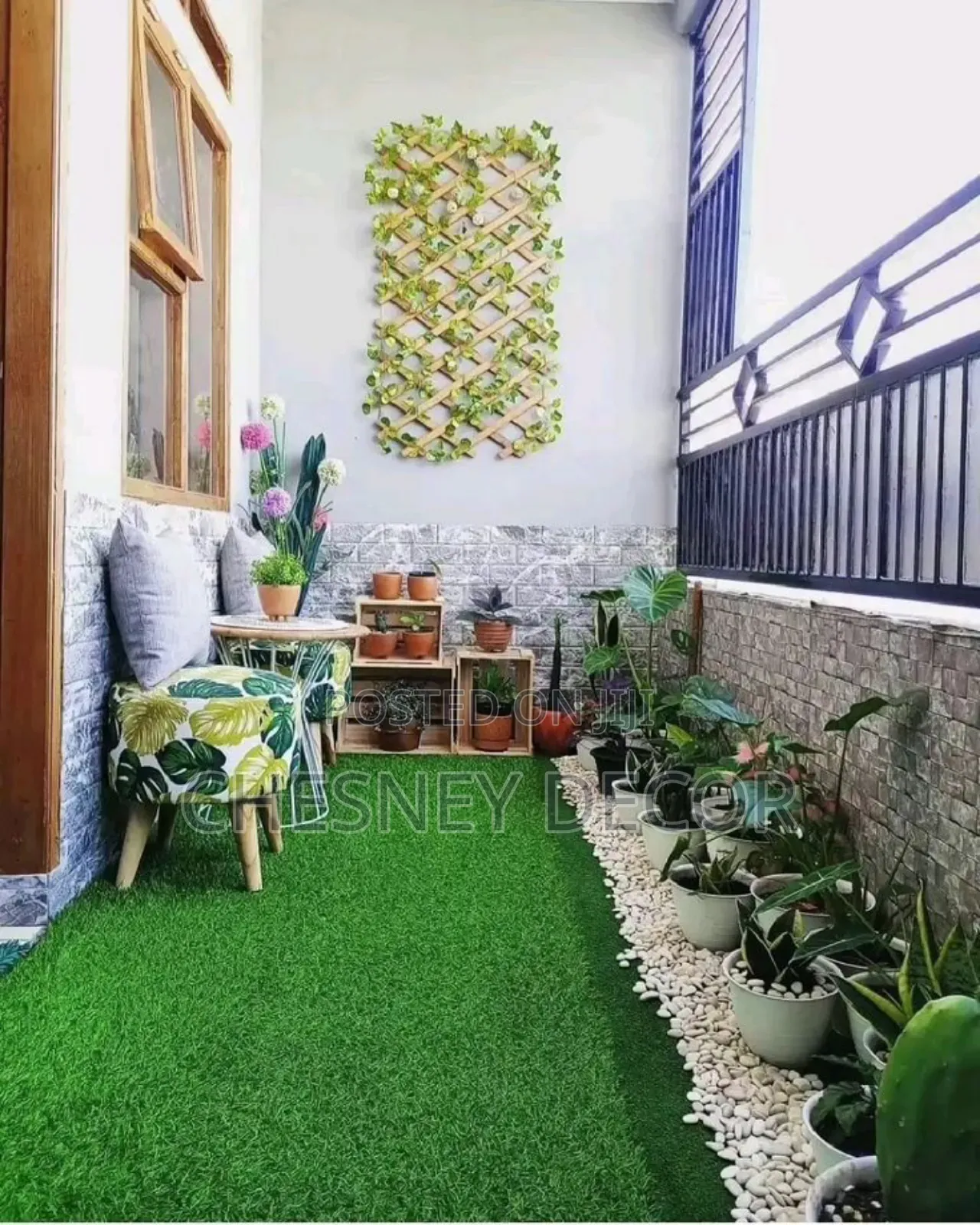 Grass Carpet Porch