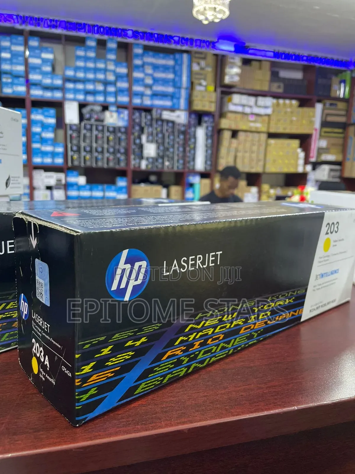 Flabby HP 203A Yellow Original Laserjet Toner