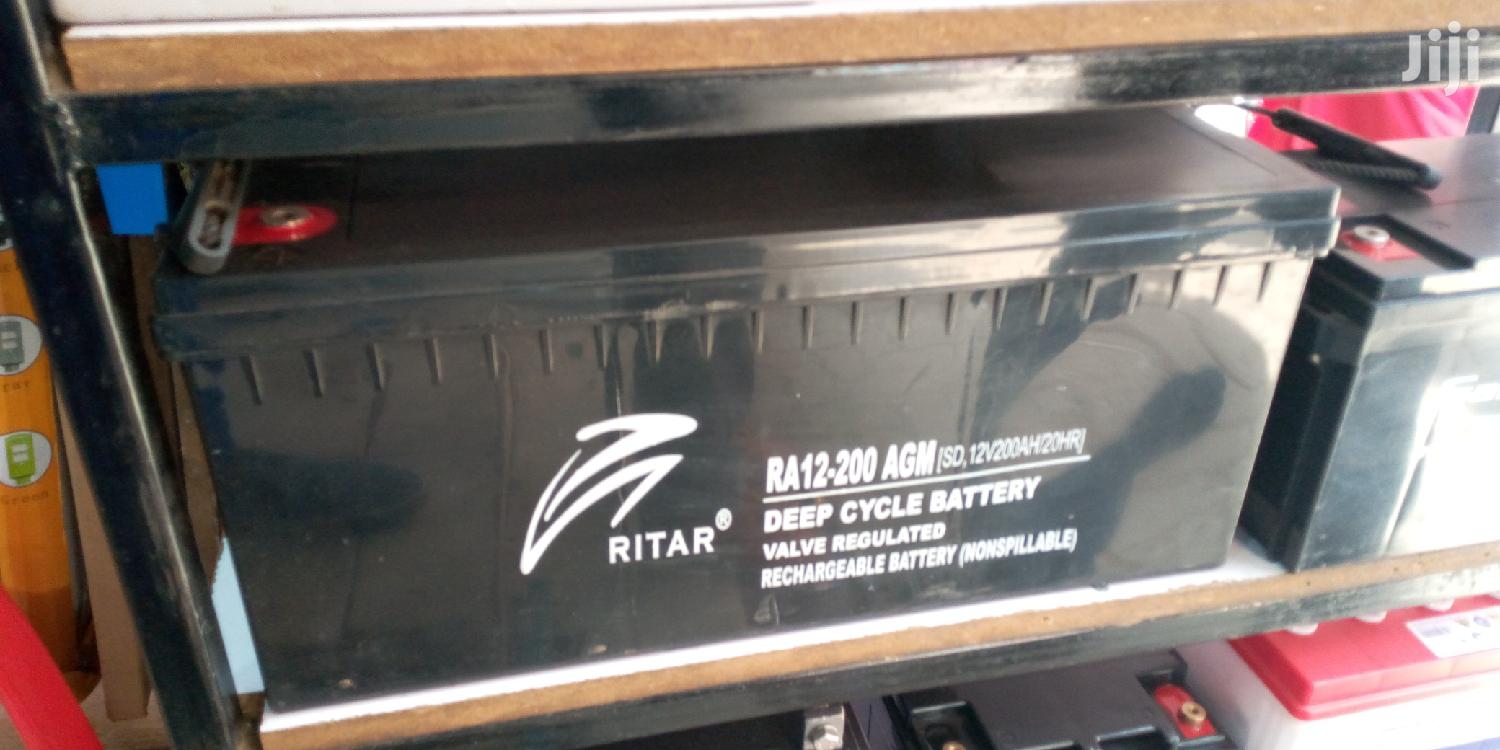 Ritah RA12-200 AGM Deep Cycle Battery