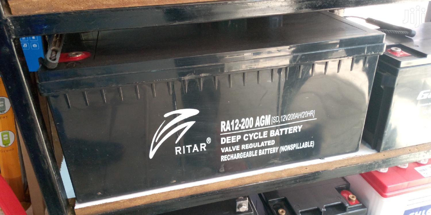 Ritah RA12-200 AGM Deep Cycle Battery