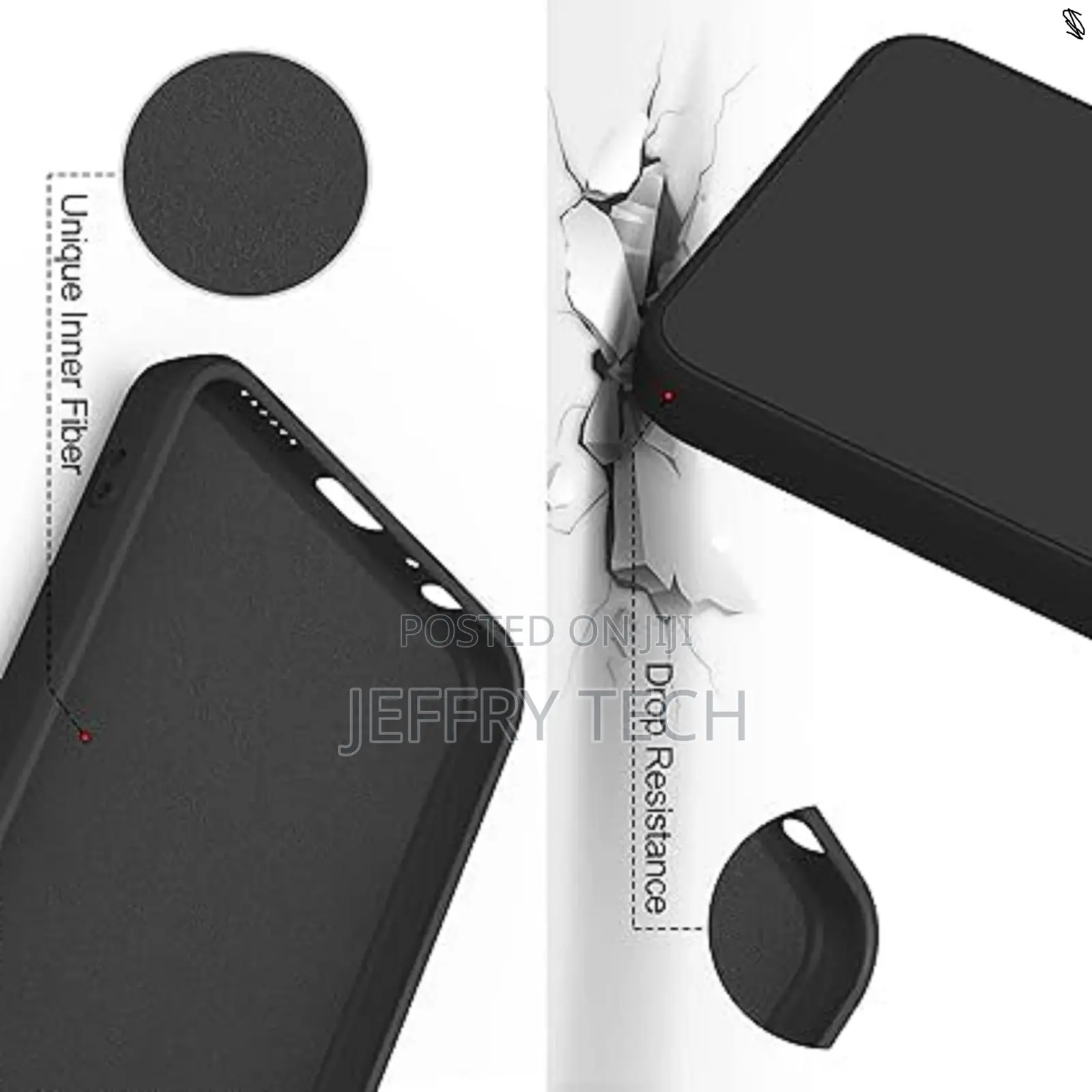 Samsung Galaxy A22 Liquid Silicone Full-Body Case-Black