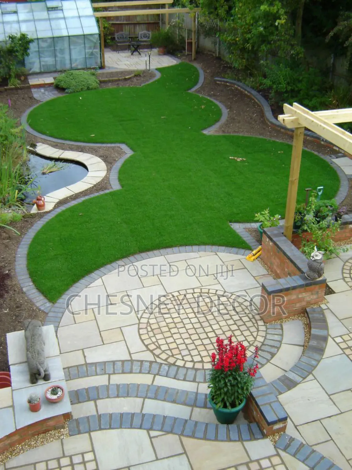 Garden Decor Turf Grass Decor