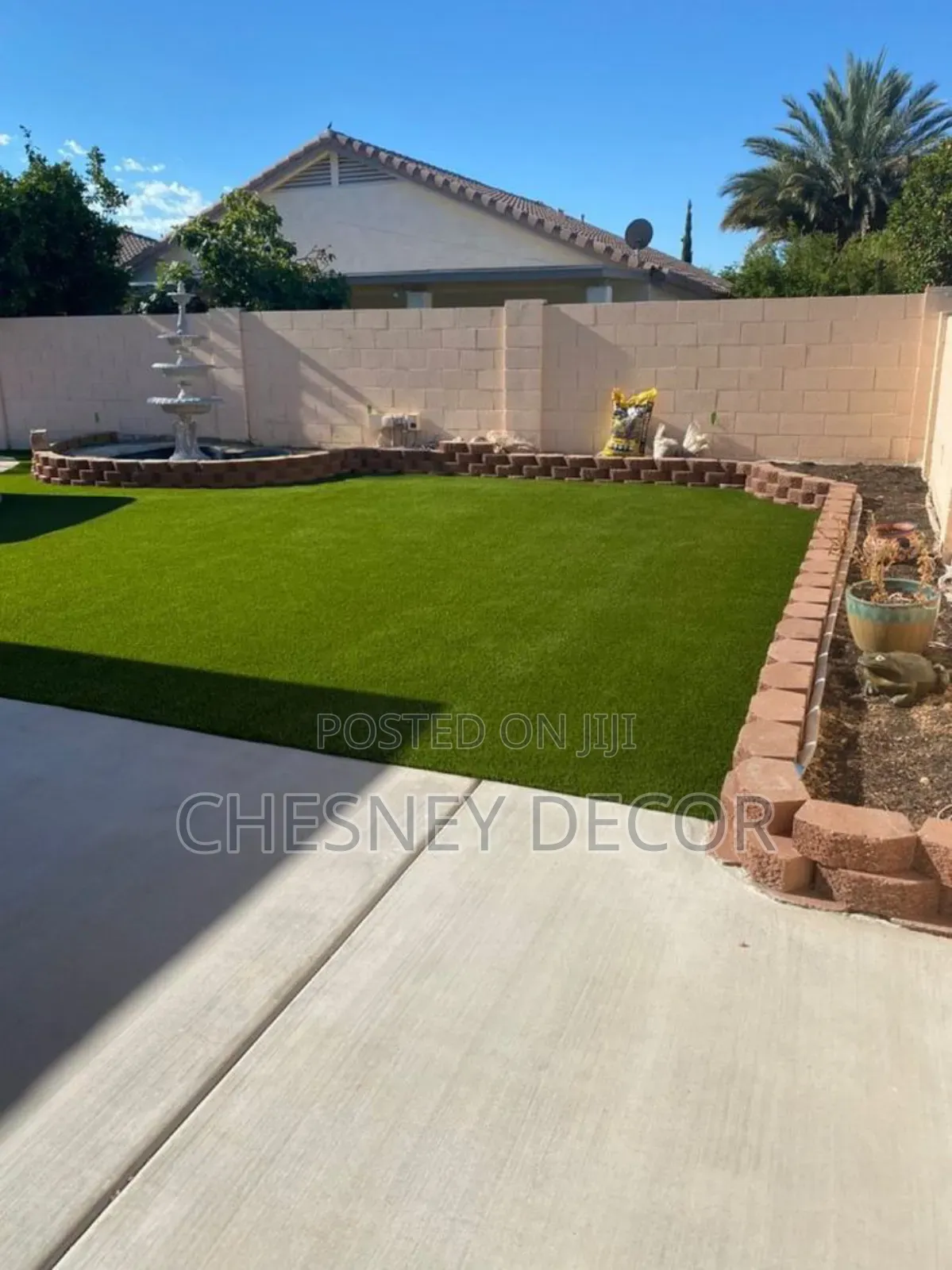 Artificial Turf-Cover on Pavement