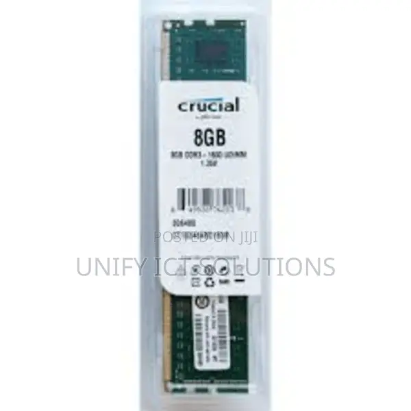 Crucial 8gb Ddr3 RAM 1600mhz Sodimm Desktop RAM