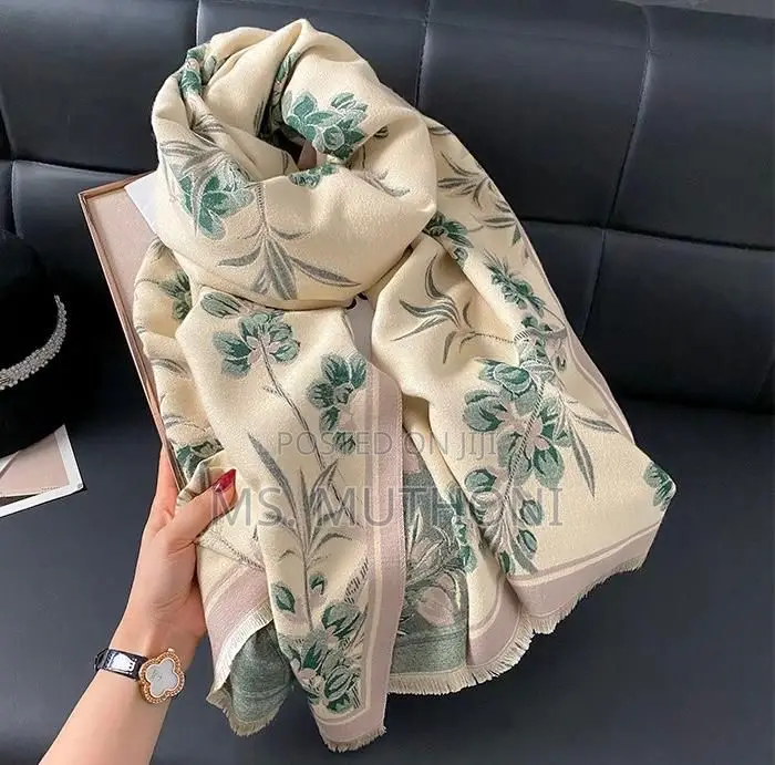 1 Winter New Elegant Plum Blossoms Cashmere Shawl/Scarf