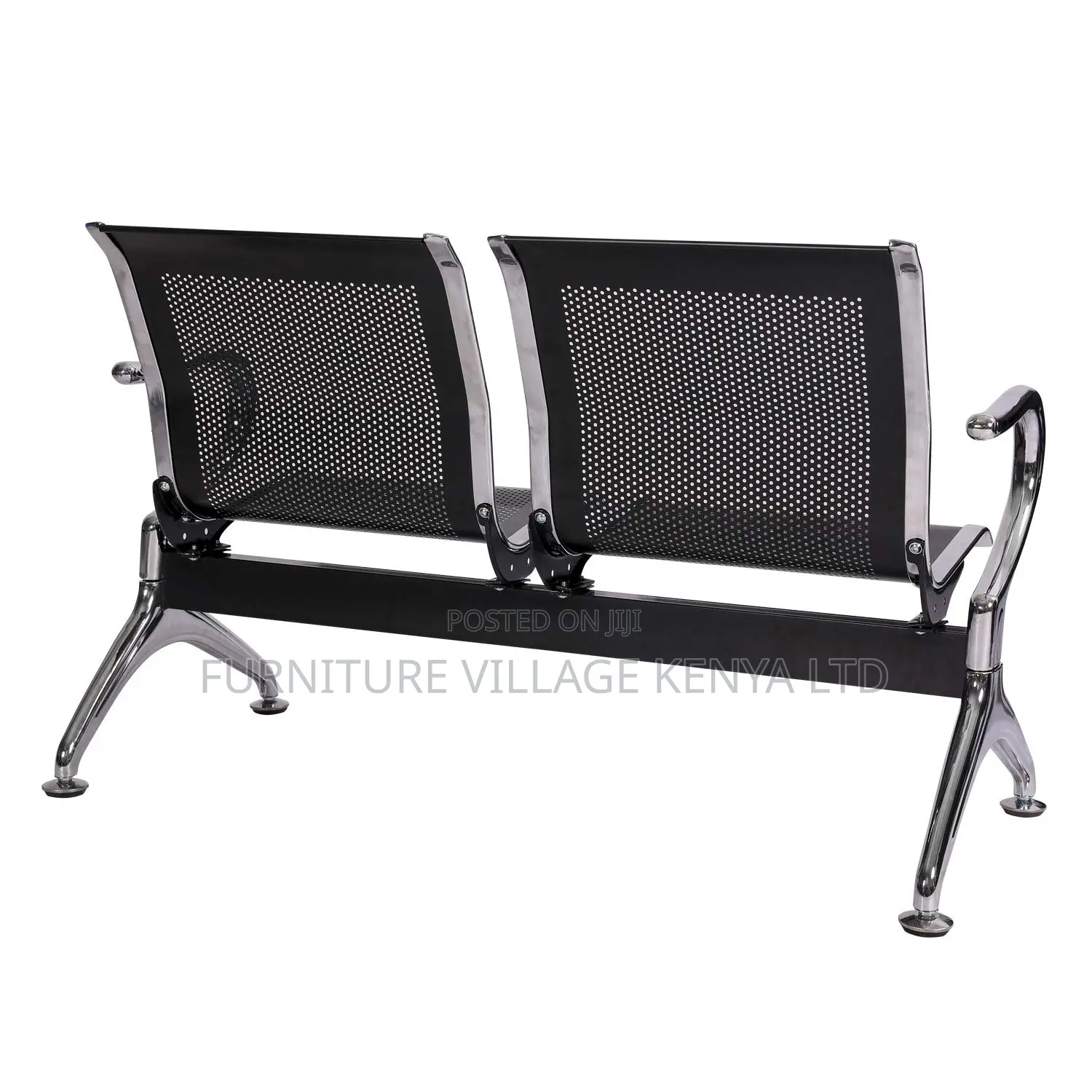 2-Seat Reception Chair for Airport Salon Office School