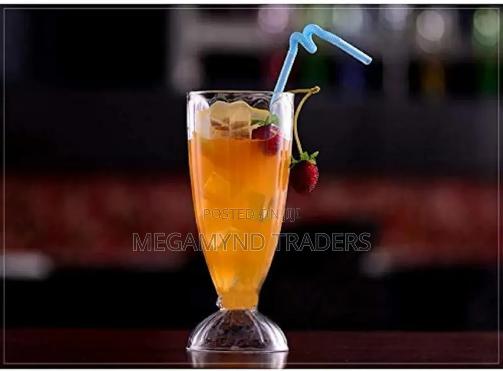 6pc Juice Glass/Smoothie Juice Ice Cream Glass/Cocktail
