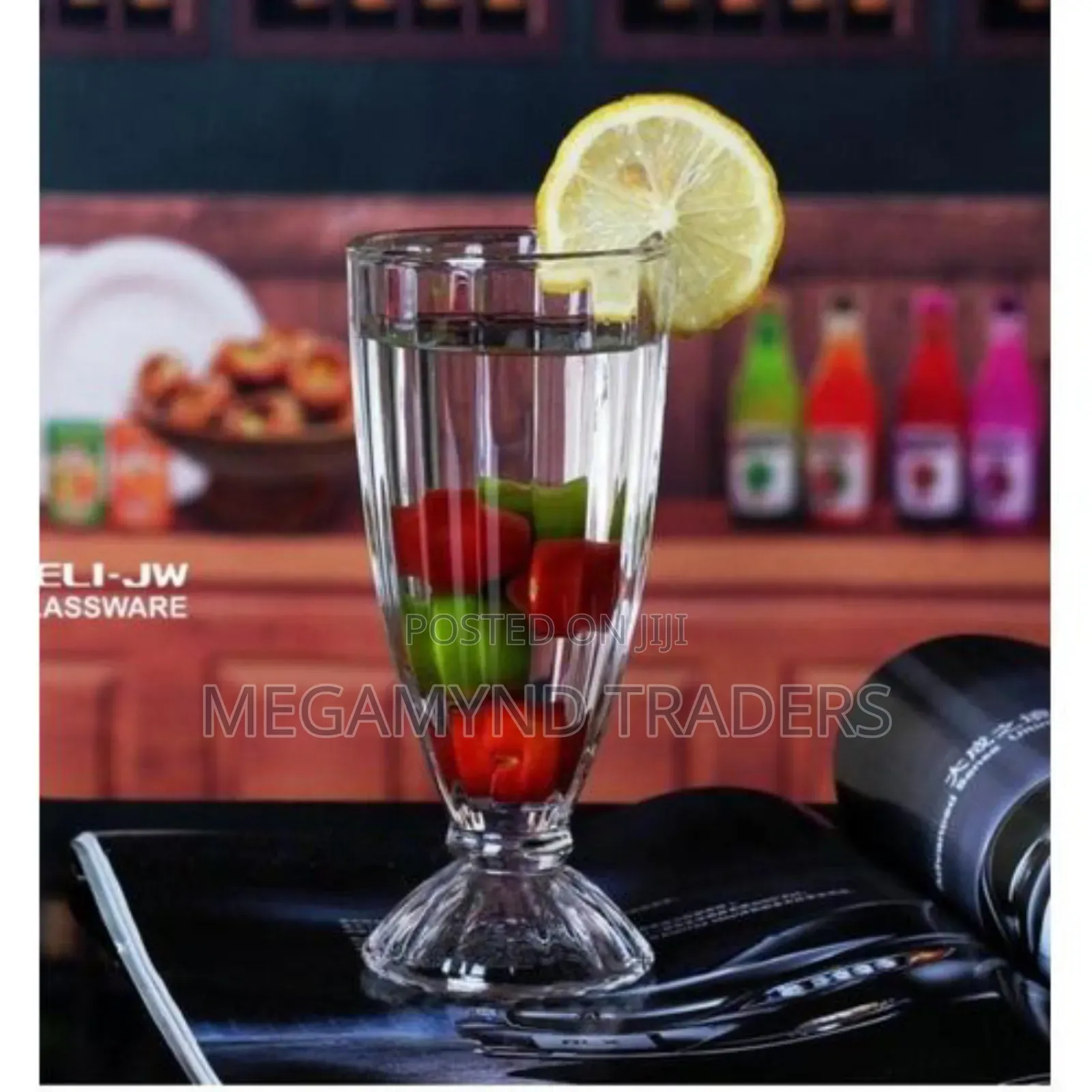 6pc Juice Glass/Smoothie Juice Ice Cream Glass/Cocktail