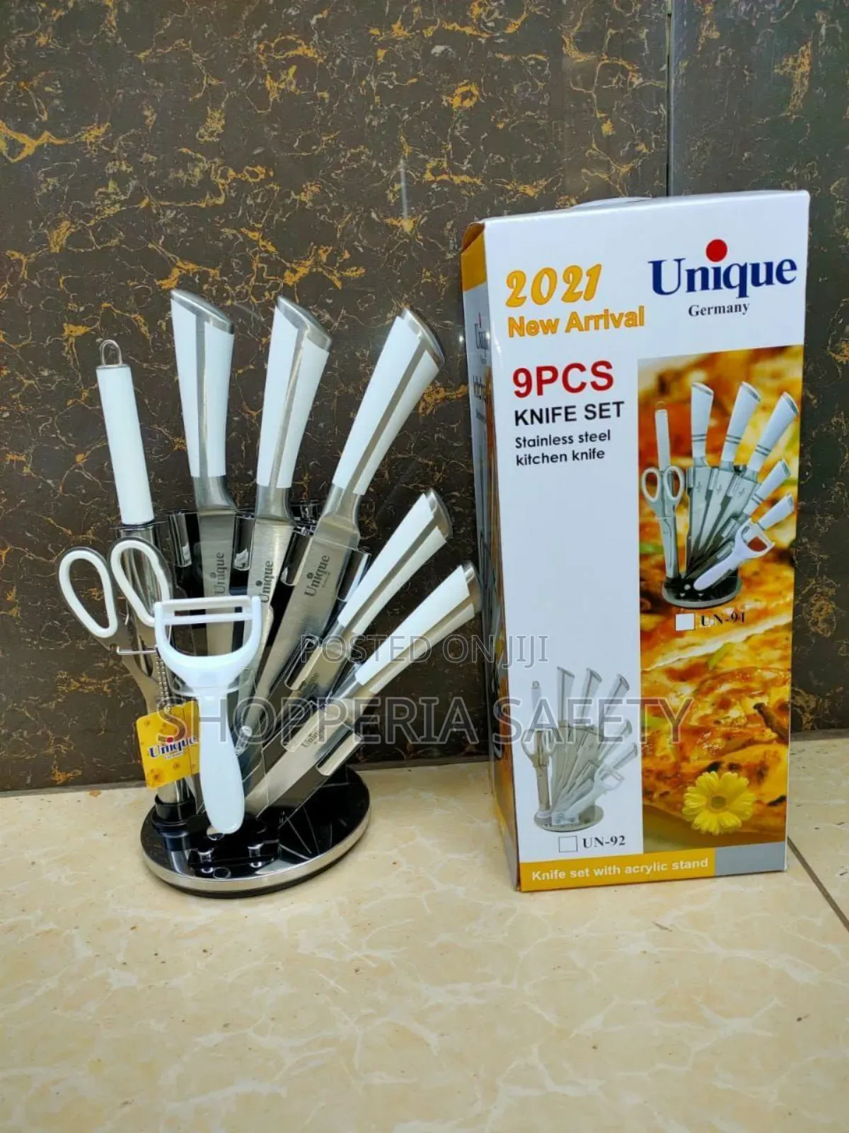 Unique Knive Set 9 PCS Kitchen Set