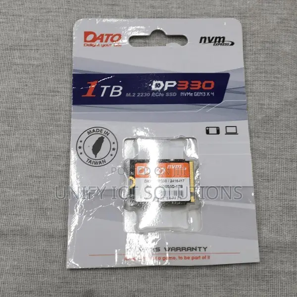 DATO 1TB SSD M.2 2230, Nvme 1.3 Pcie Gen3x4, Internal SSD
