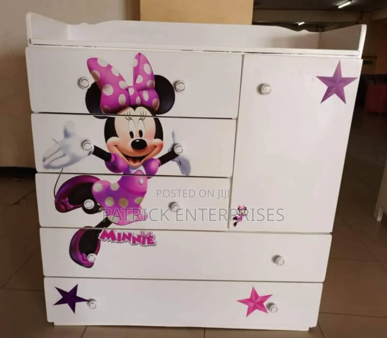 Modern MDF Baby Chest Of Drawers 4 By 4 Fitt