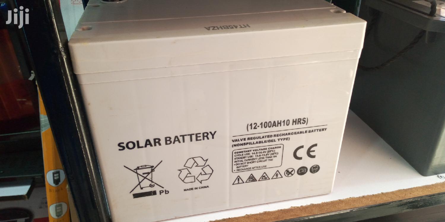 Solar Battery 12-100AH Rechargeable