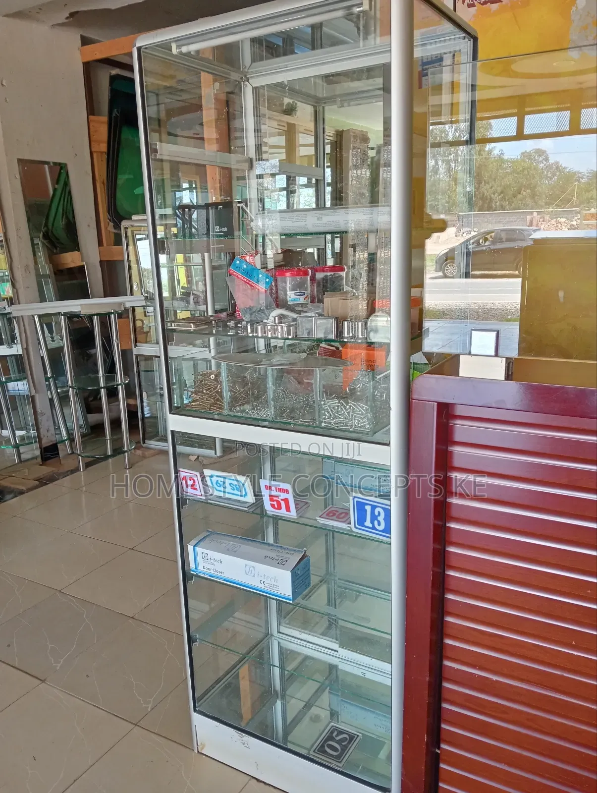 Glass Display Shelves Units Shop Counter