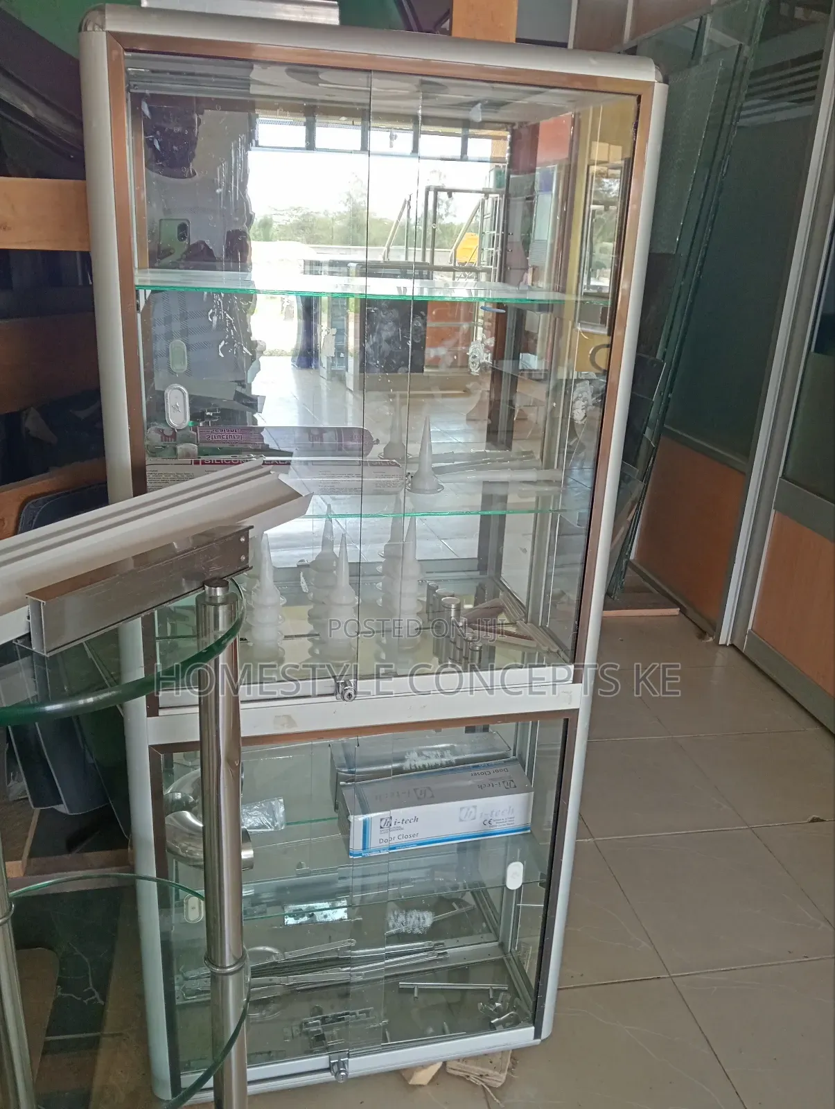 Glass Display Unit and Shelves Counters