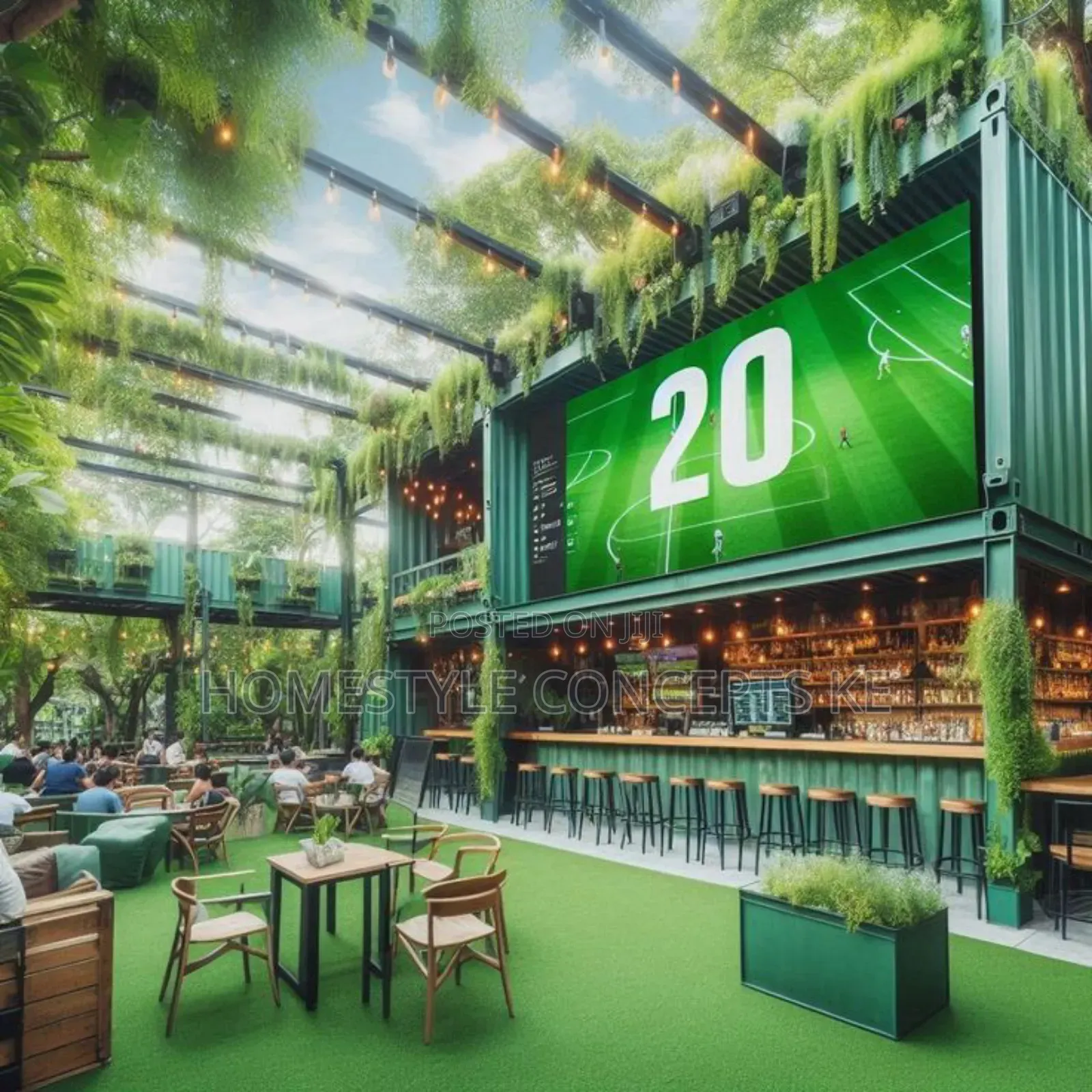 Modern Sports Bar and Grill Nightclub Design and Fit.