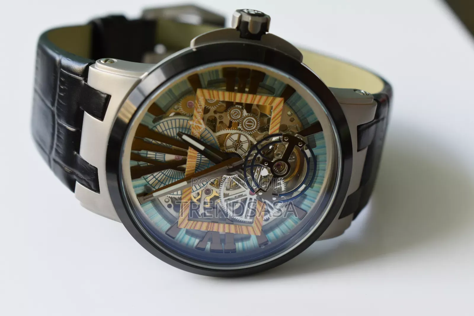 Uysse Nardin Silver Executive Clear Watch
