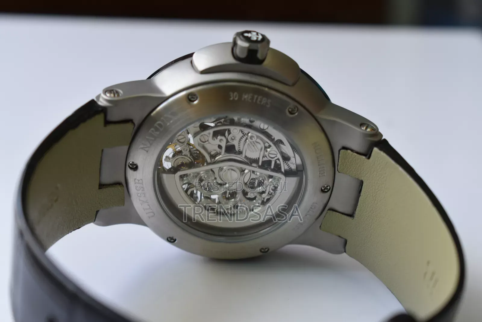 Uysse Nardin Silver Executive Clear Watch