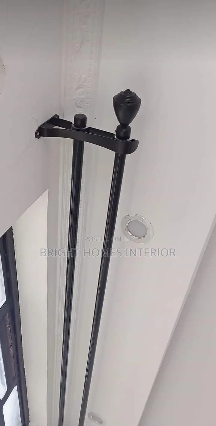 2m Double Jua Kali Curtain Rods