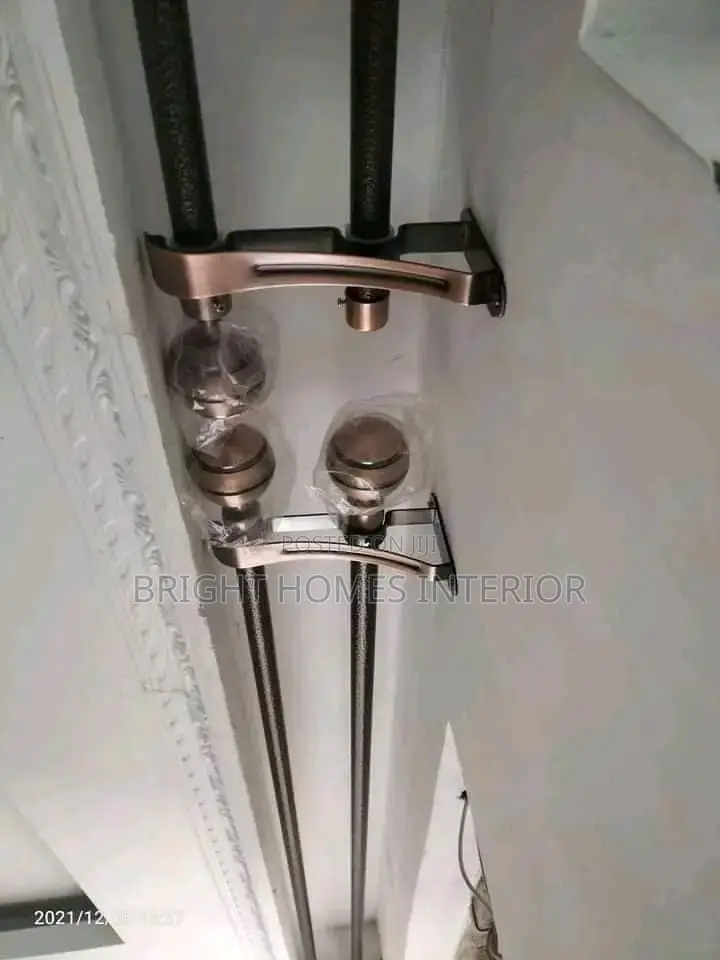 1m Double Jua Kali Curtain Rods