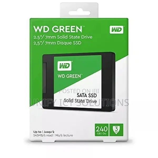 Western Digital Green 240GB 2.5" SATA III WD Internal SSD