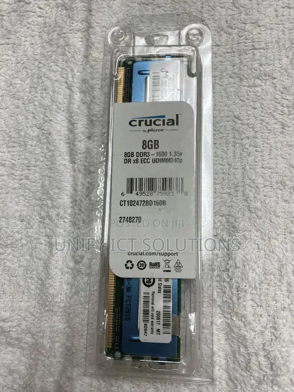Crucial Desktop RAM DDR3L 8GB 1600