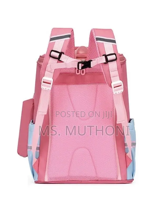 Pink Unicorn School Backpack + Pencil Pouch