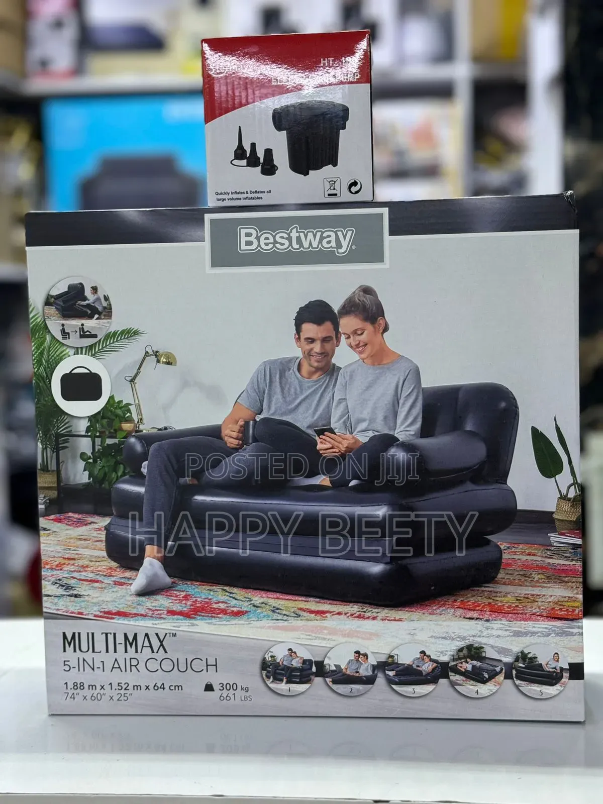 *5 in 1 2 Seater Bestway Inflatable Pullout Sofa