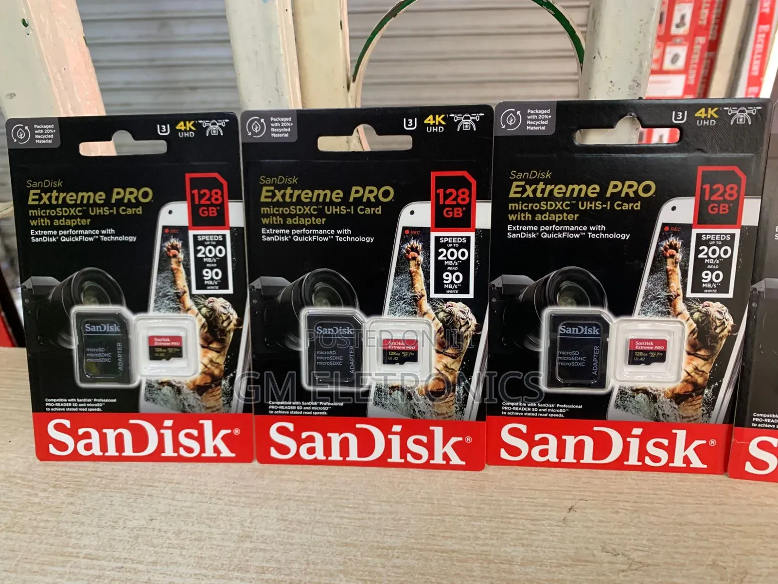 128gb Sandisk Extreme Pro Micro-Sd,Sdxc,Sdhc Card.