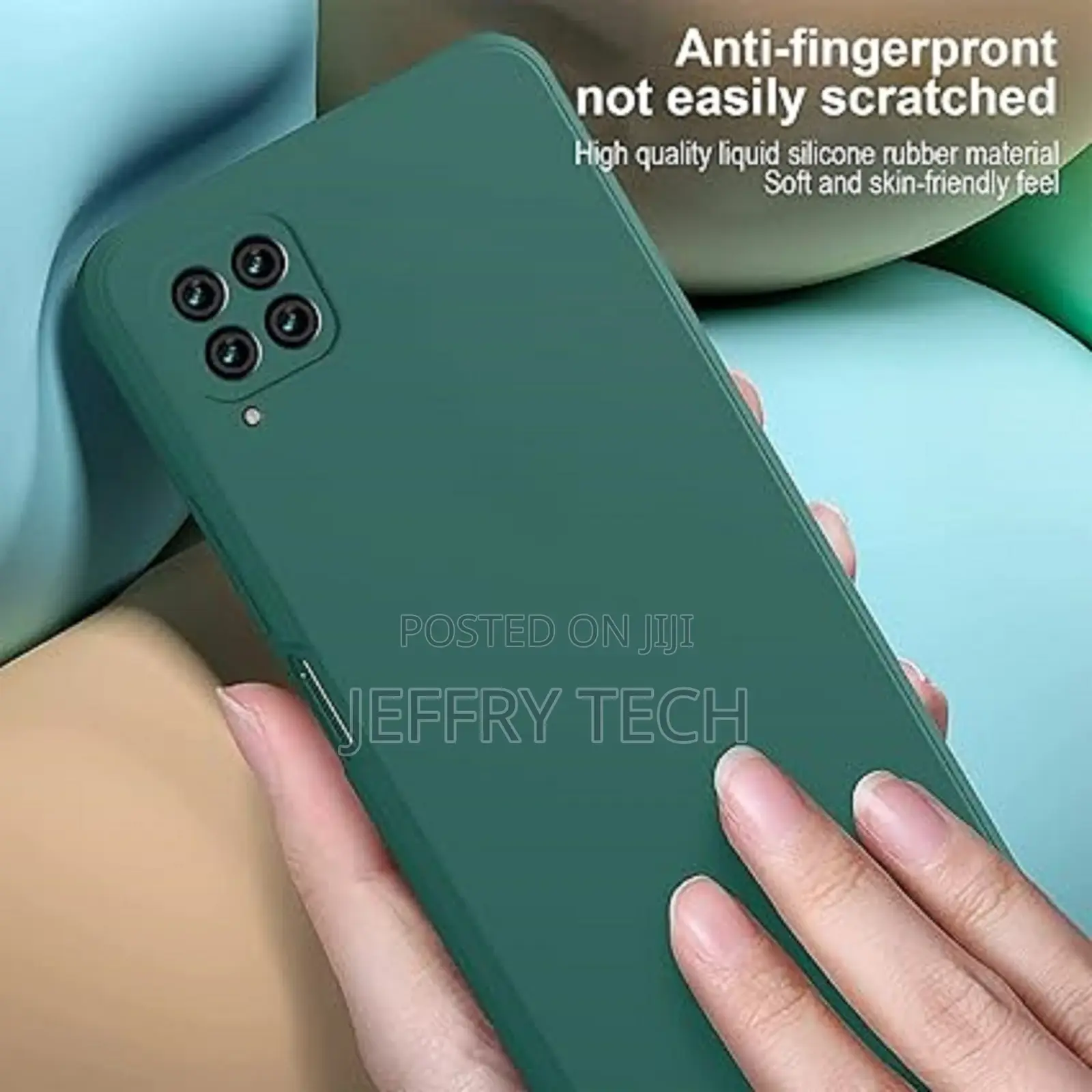 Samsung Galaxy A22 4G (TPU, Silicone | Green Back Cover