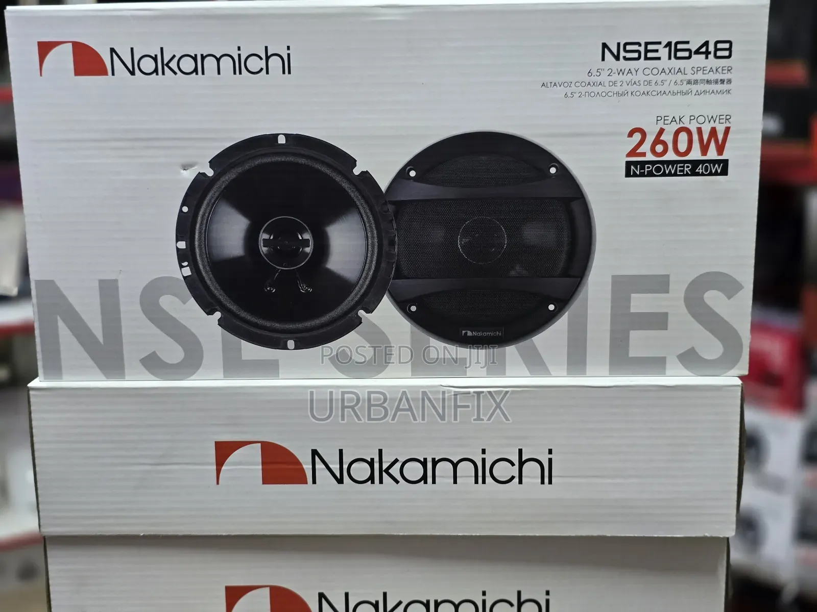 6 Inch Nakamichi 260watts Powerful Midrange Speakers