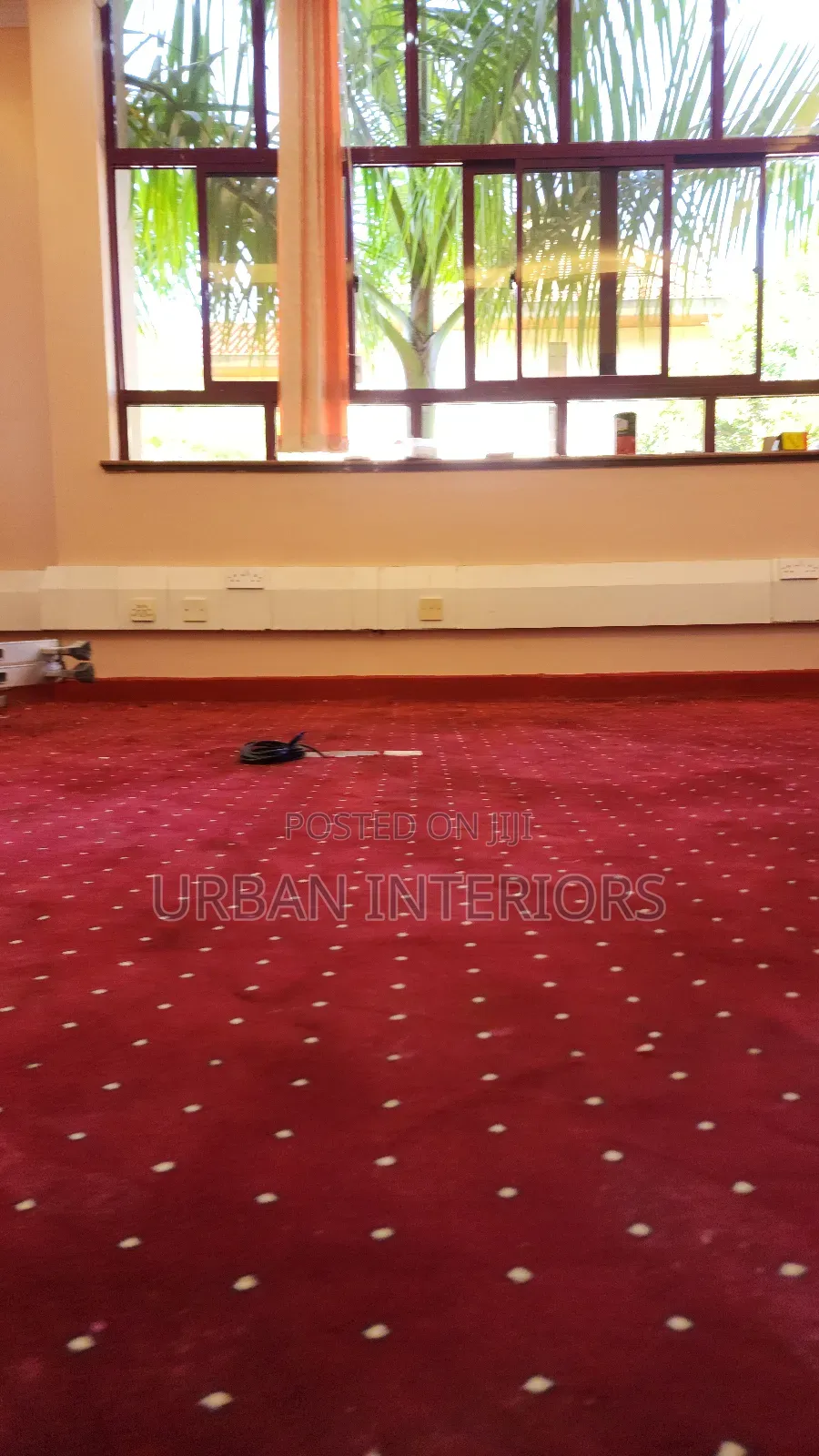 Executive Office Carpets Maroon