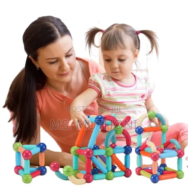 64 Pieces Magnetic Sticks / Blocks