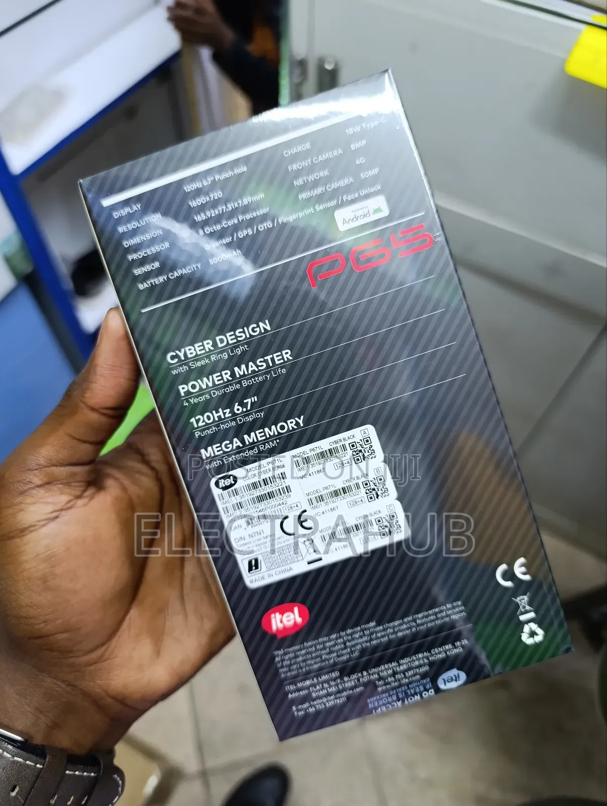 New Itel P65 128 GB Black